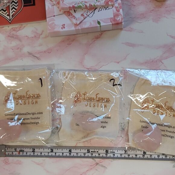 Rose Quartz Tumble stone  sealed in package not touched - Picture 4 of 6